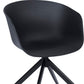 Upholstered Office Chair with Armrests - Black Design Desk Chair - Jodie - Joan - gallery 8