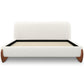 Double bed 160x200 CM Bed - Upholstered in Bouclé Fabric - Dream - gallery 1