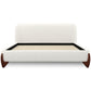Double bed 160x200 CM Bed - Upholstered in Bouclé Fabric - Dream - gallery 1