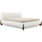 Double bed 160x200 CM Bed - Upholstered in Bouclé Fabric - Dream - gallery 5