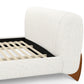 Double bed 160x200 CM Bed - Upholstered in Bouclé Fabric - Dream - gallery 8