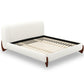 Double bed 160x200 CM Bed - Upholstered in Bouclé Fabric - Dream - gallery 7