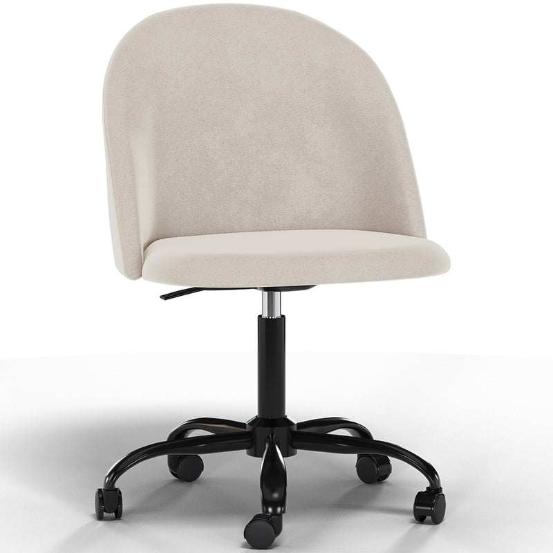 Upholstered Office Chair - Velvet - Evelyne