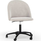 Chaise de Bureau Rembourrée - Velours - Evelyne