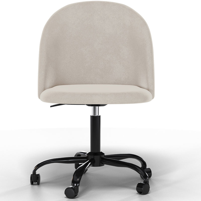 Upholstered Office Chair - Velvet - Evelyne