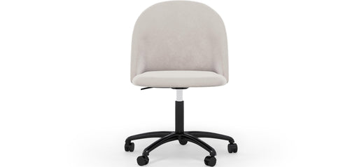 Chaise de Bureau Rembourrée - Velours - Evelyne