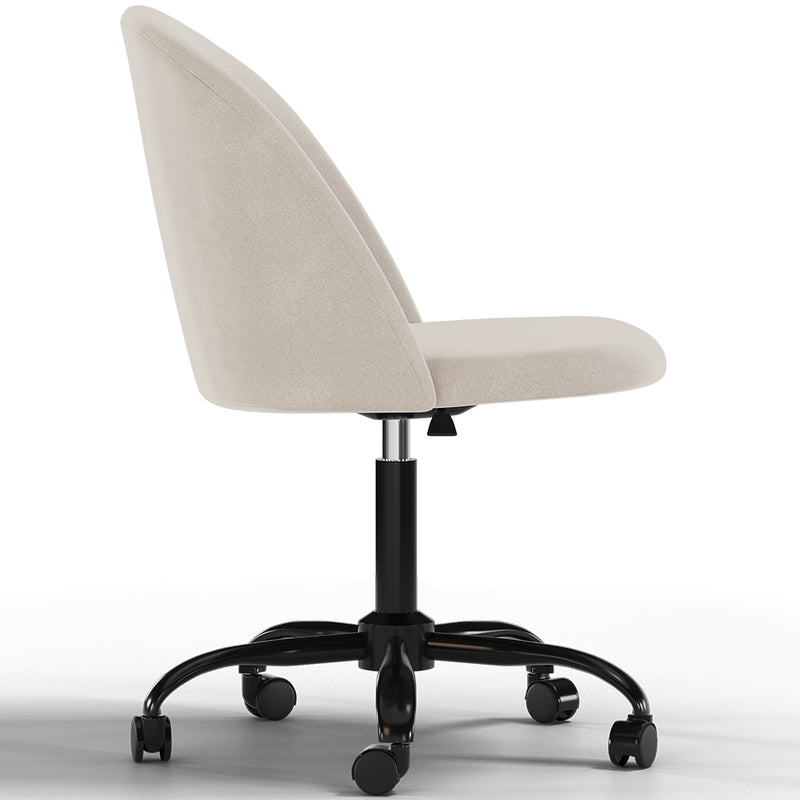 Upholstered Office Chair - Velvet - Evelyne
