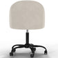 Upholstered Office Chair - Velvet - Evelyne