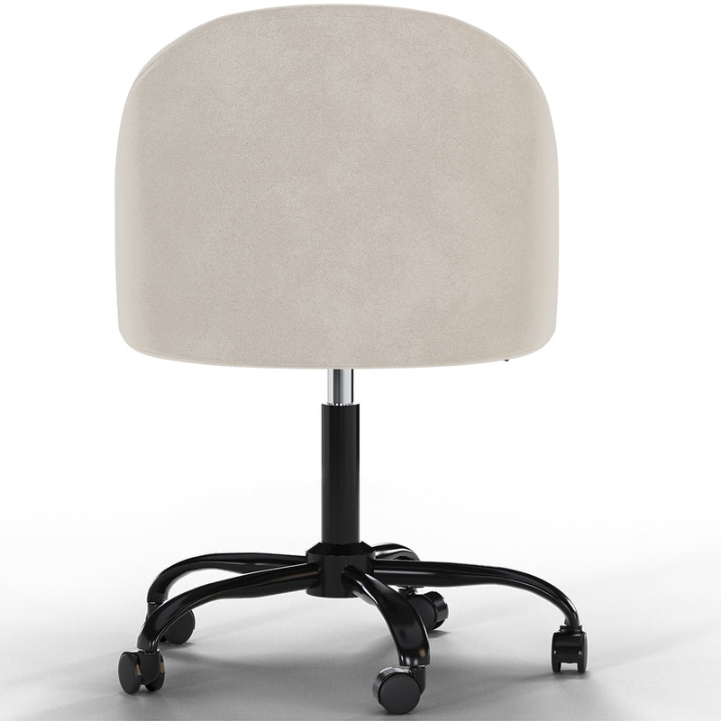Upholstered Office Chair - Velvet - Evelyne