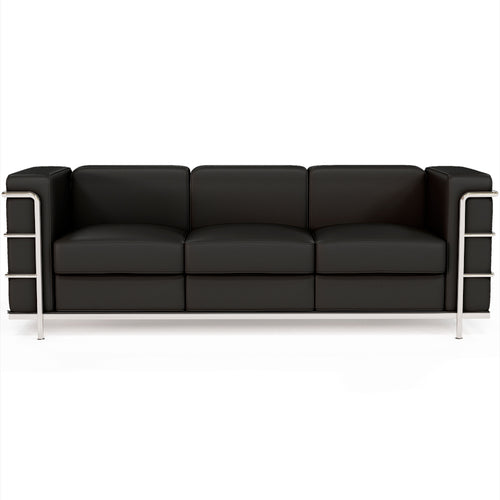 3-Seater Sofa - Upholstered in Vegan Leather - Lecur - gallery 1