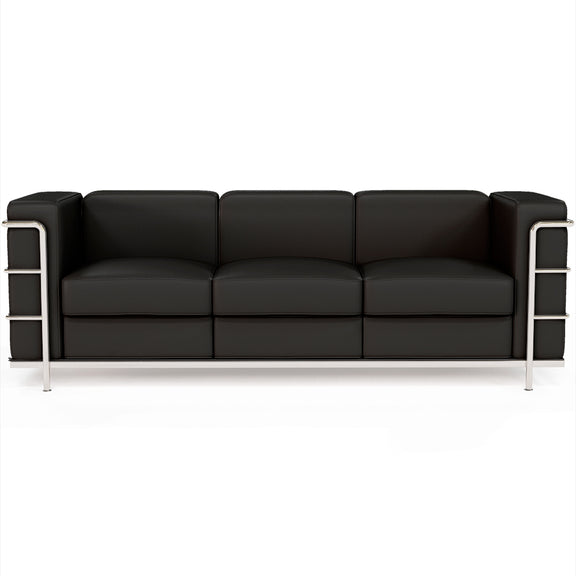 3-Seater Sofa - Upholstered in Vegan Leather - Lecur - gallery 1