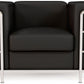Fauteuil design - Revêtement en cuir végétalien - Lecur