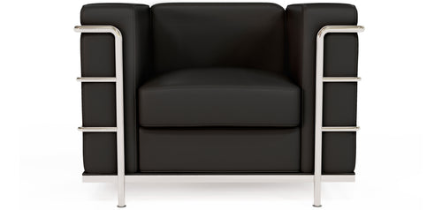 Fauteuil design - Revêtement en cuir végétalien - Lecur