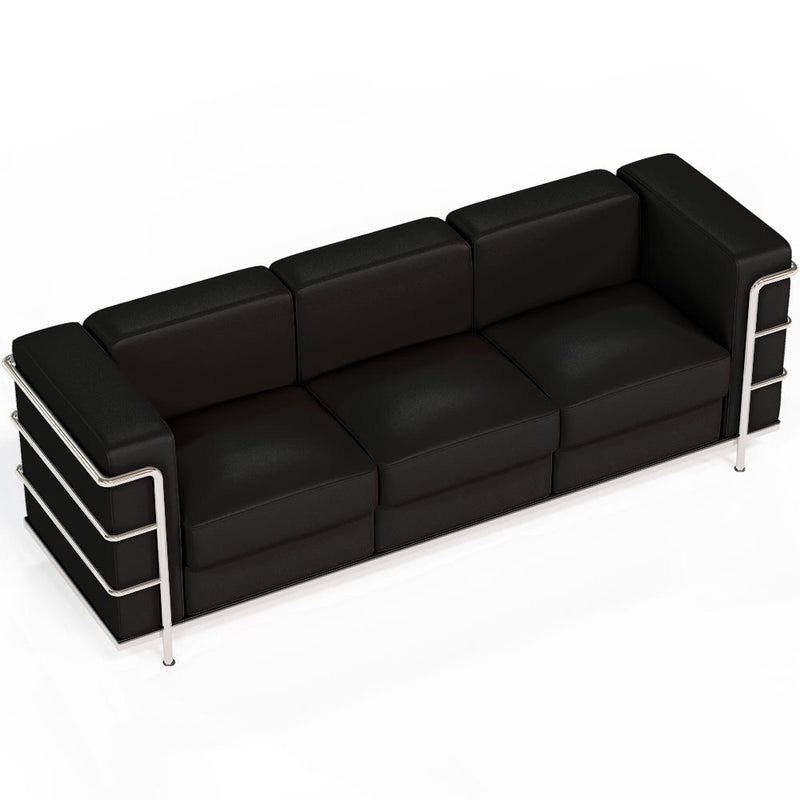 3-Seater Sofa - Upholstered in Vegan Leather - Lecur - gallery 3