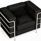 Fauteuil design - Revêtement en cuir végétalien - Lecur