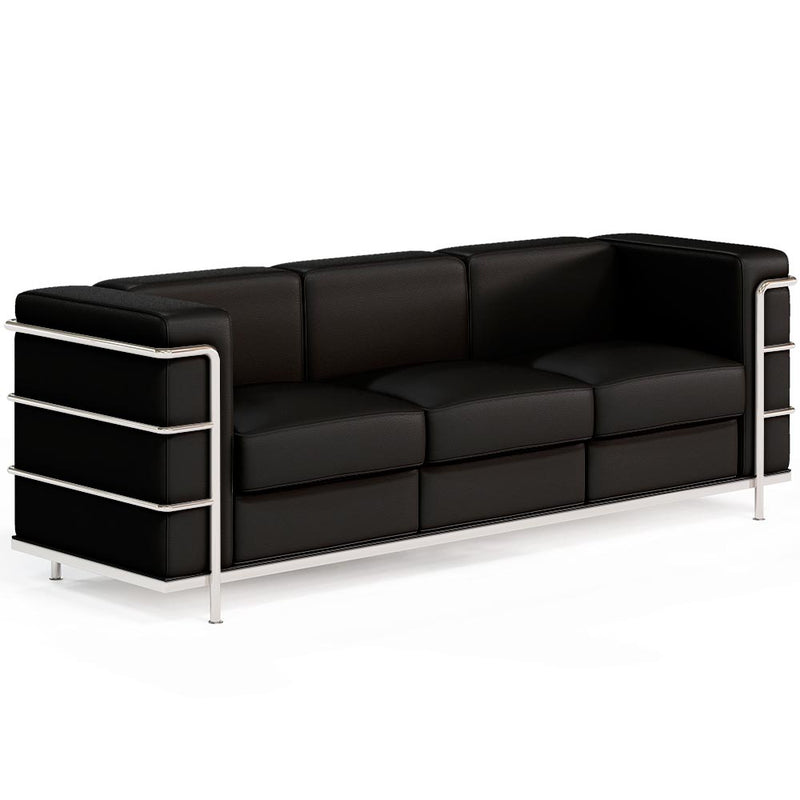 3-Seater Sofa - Upholstered in Vegan Leather - Lecur - gallery 2