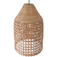 Lampe de plafond en rotin - Lampe suspendue de stile Boho Bali - Fai
