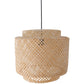 Lustre de plafond en bambou - Suspension de style Boho Bali - Hya