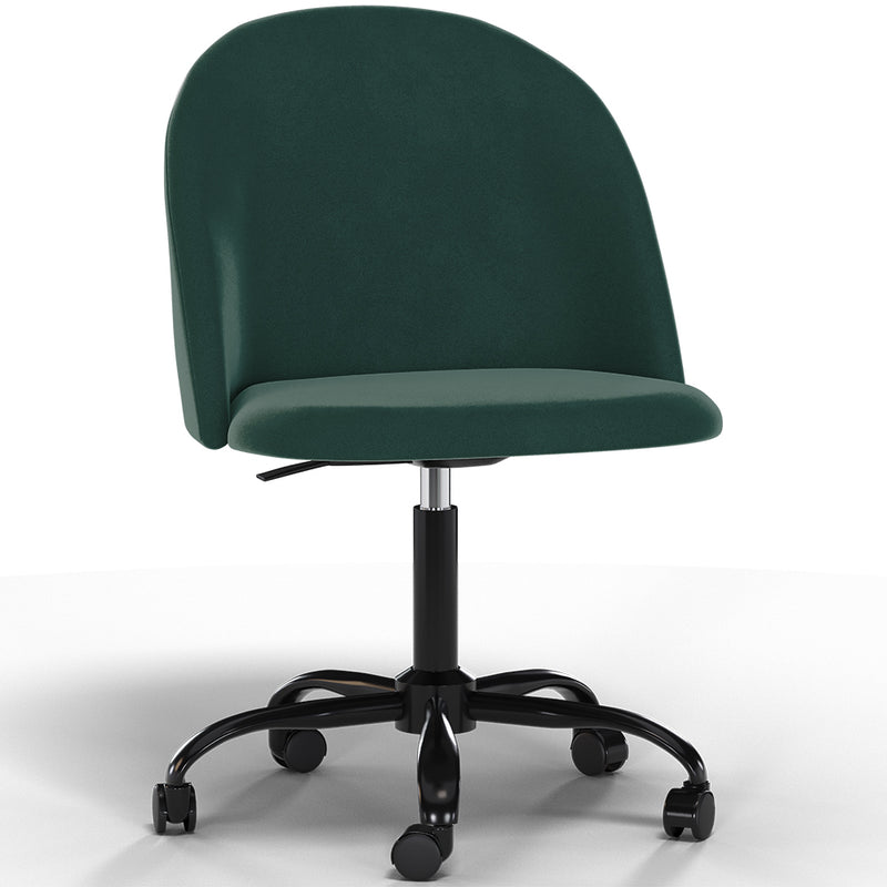 Upholstered Office Chair - Velvet - Evelyne