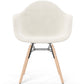 Chair with arms - Upholstered bouclé - Scandinavian - Dining room, office or waiting room - Nordika