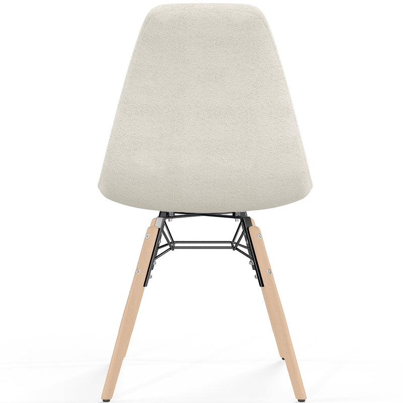 Dining chair Scandinavian upholstered in bouclé – Dining or desk - Skögur