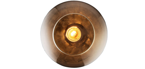 Lampe de plafond design en forme de boule - Lampe suspendue en métal chromé - Speculum