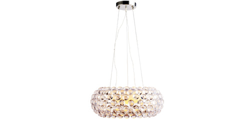 Lampe de plafond - Suspension en boules de verre cristal - 35cm - Savoni