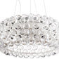 Lampe de plafond - Suspension en boules de verre cristal - 35cm - Savoni