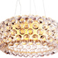 Lampe de plafond - Suspension en boules de verre cristal - 35cm - Savoni