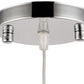 Lampe de plafond design sphérique - Lampe suspendue en métal chromé - 40cm - Speculum