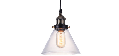 Lampe de plafond - Lampe suspendue - Design industriel - 25cm - Hannah