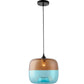 Lampe de plafond en cristal - Lampe suspendue bleue - Bluey