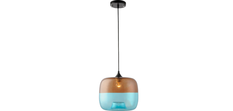 Lampe de plafond en cristal - Lampe suspendue bleue - Bluey