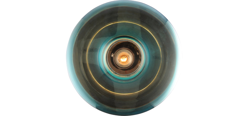 Lampe de plafond en cristal - Lampe suspendue bleue - Bluey