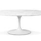 Table à manger ovale en marbre - Tulip