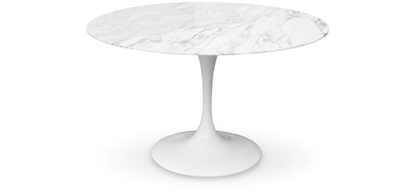 Table à manger ronde - 120 cm - Marbre - Tulip