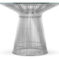 Table à manger ronde - Verre et Métal - Barrel