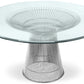 Table à manger ronde - Verre et Métal - Barrel