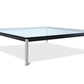 Table basse carrée - Verre - 120 cm - Kart