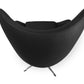Fauteuil avec Accoudoirs - Revêtu de Similicuir - Design Oeuf - Brave