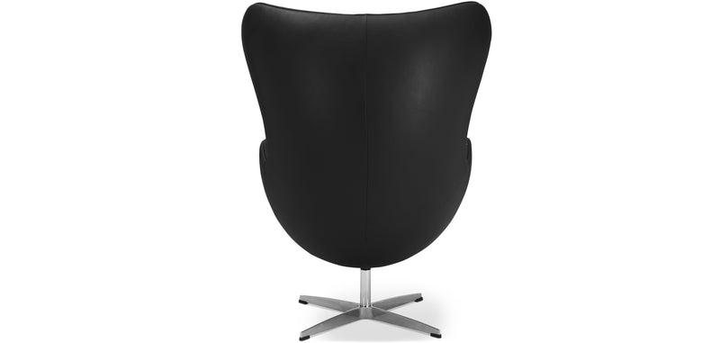 Fauteuil avec Accoudoirs - Revêtu de Similicuir - Design Oeuf - Brave