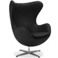 Fauteuil avec Accoudoirs - Revêtu de Similicuir - Design Oeuf - Brave