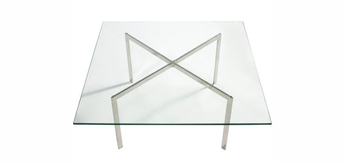 Table basse carrée - Verre - 12mm - Town