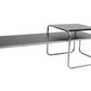 Pack de 2 tables basses empilables - bois et acier - Lacky