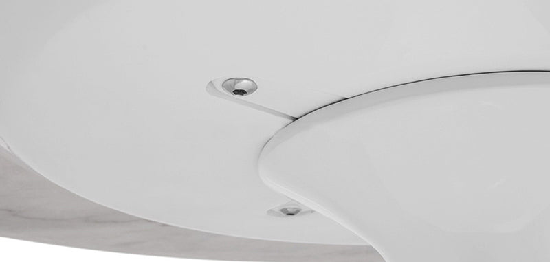 Table à manger ronde en marbre - 90cm - Tuli