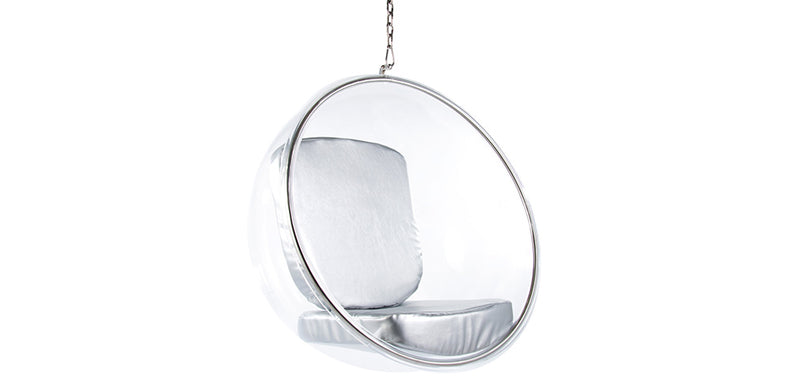 Fauteuil suspendu design - Revêtement en similicuir - Popi