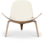 Fauteuil design - Fauteuil scandinave - Revêtement en similicuir - Lucy