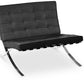 Designstol - Trukket med skinn - Town