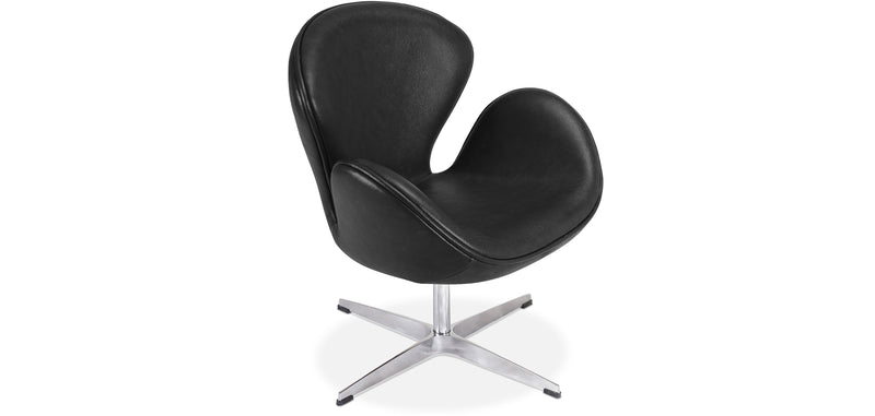 Fauteuil avec Accoudoirs - Revêtu de Cuir - Svin