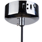 Lampa sufitowa - lampa wisząca - chromowany metal - średnia - Blake